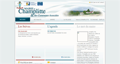 Desktop Screenshot of mairie-champlitte.fr