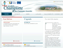 Tablet Screenshot of mairie-champlitte.fr